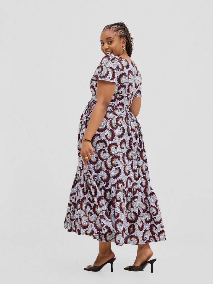 Gravio Fashions Abeba Dress - Floral - Shopzetu